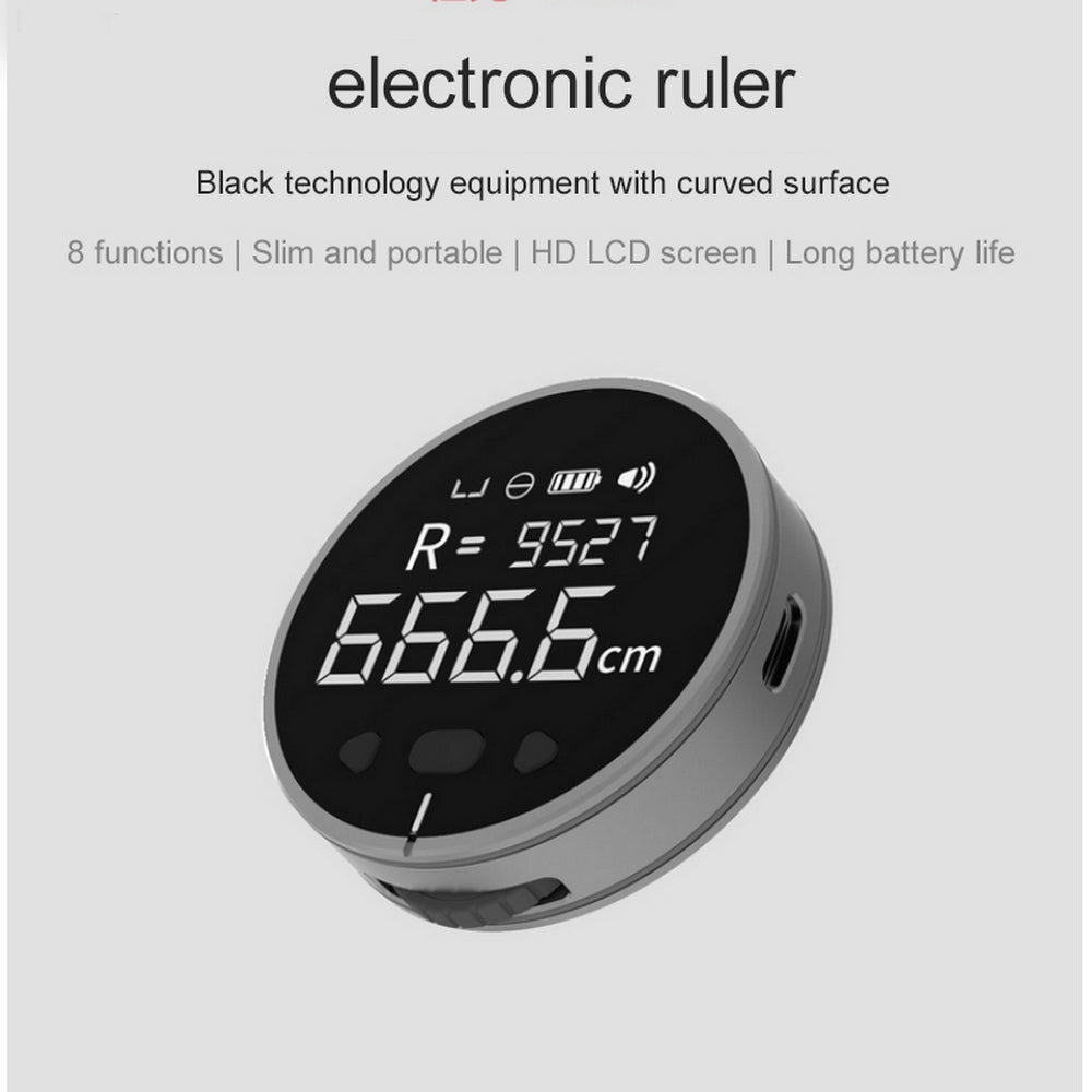 Digital Measuring Ruler – High Precision Electronic Tape Measure with LCD Display for Distance Measurement