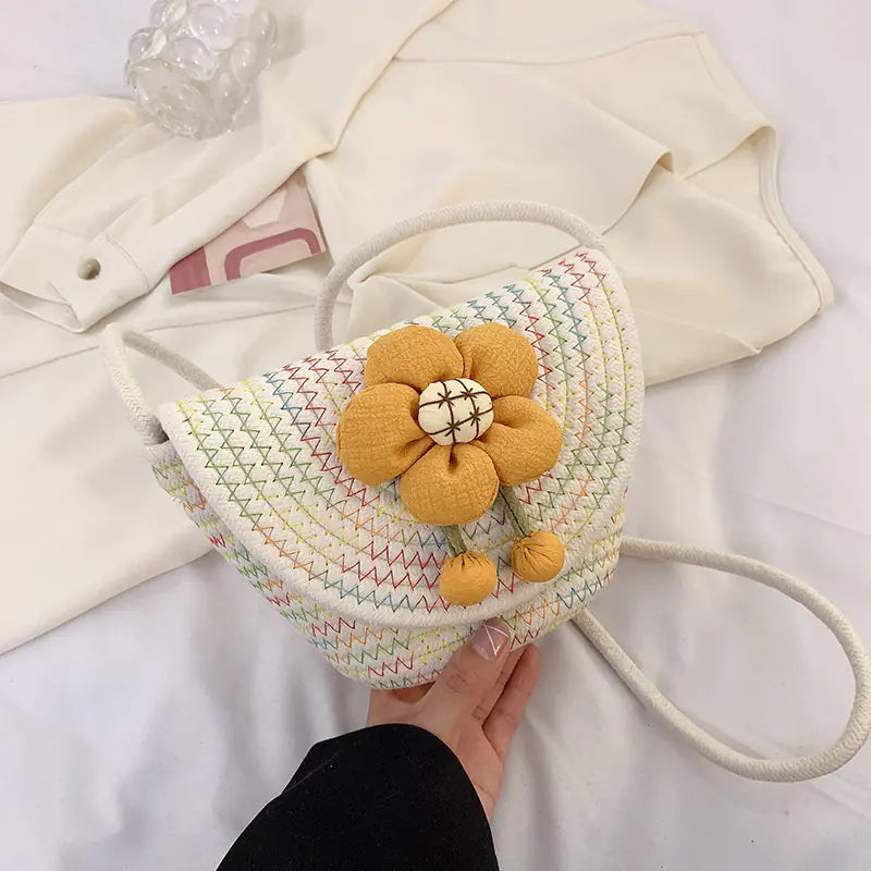 Cotton Weaving Messenger Bag