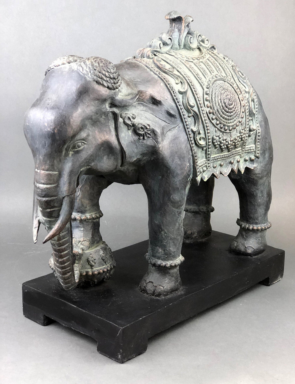 Large Resin Elephant Statue, Indian Art Home Decor