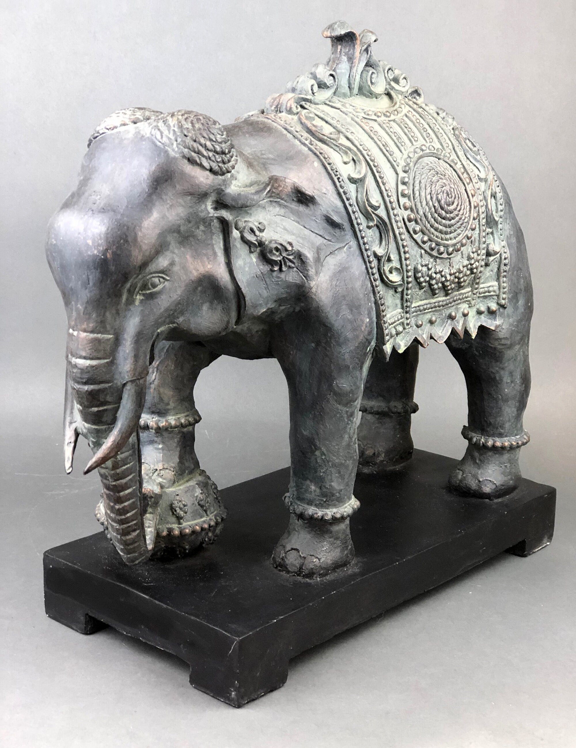 Large Resin Elephant Statue, Indian Art Home Decor