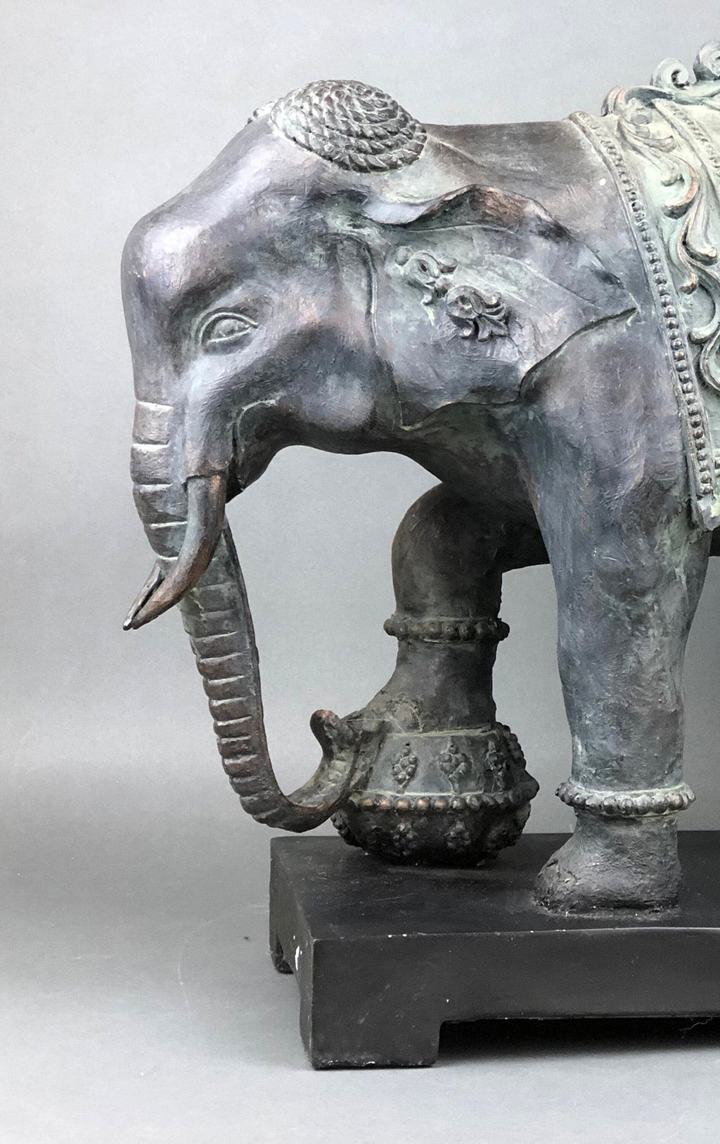 Large Resin Elephant Statue, Indian Art Home Decor