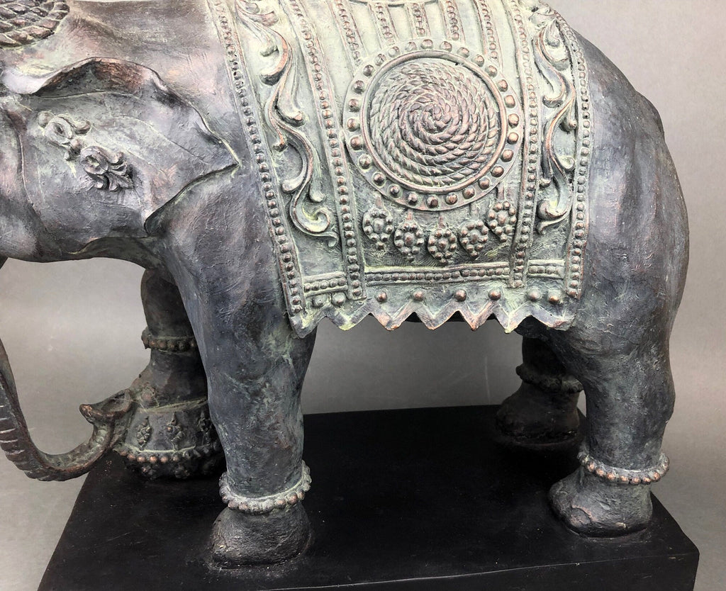 Large Resin Elephant Statue, Indian Art Home Decor