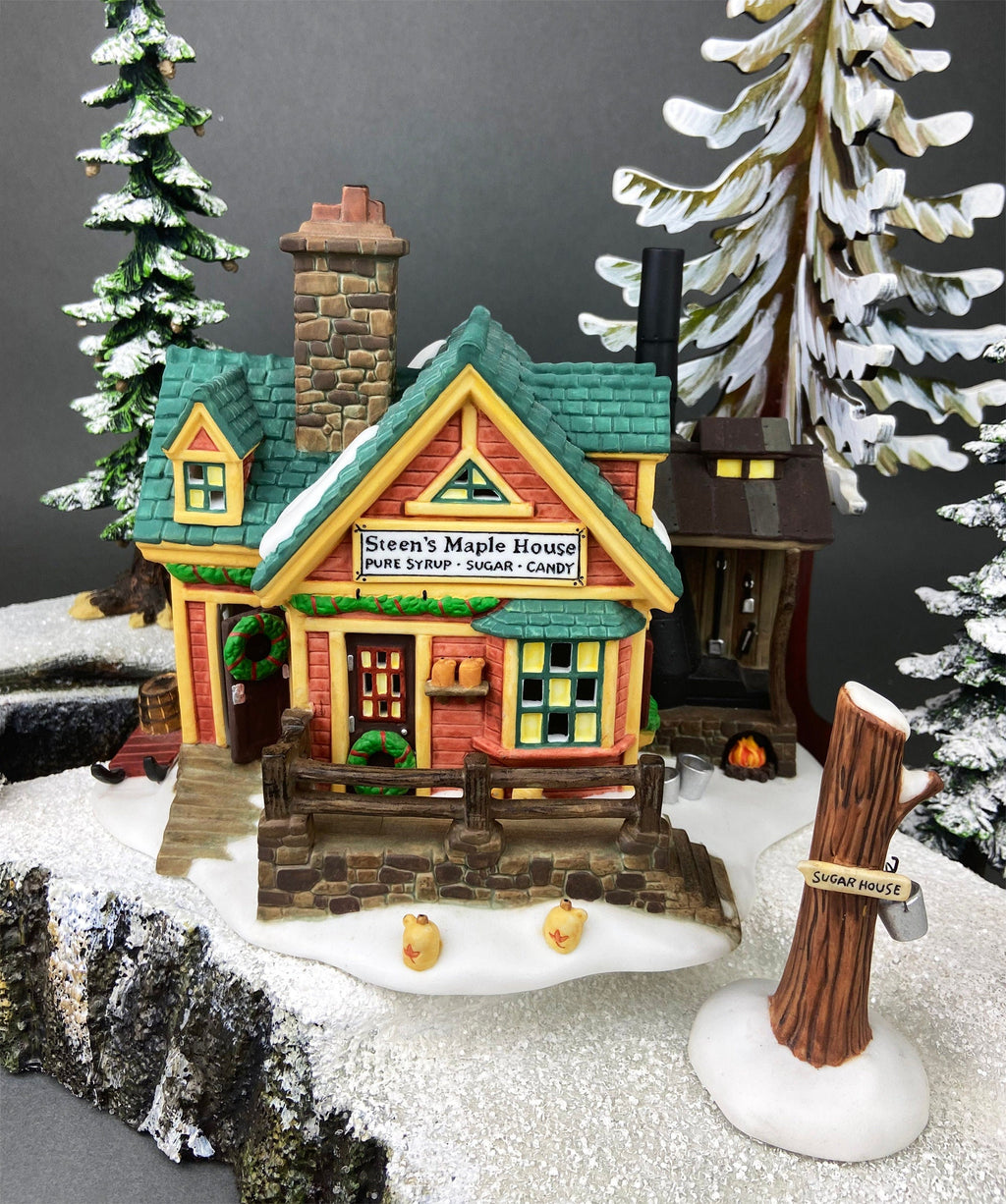 Grand Theater Nutcracker Christmas Village House. Illuminated Holiday Decor. Secular Holiday Decor. Kids Room. Store or Cafe Display.