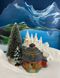 Linda Nelson Stock Village: Lang & Wise Red Round Barn Collectible