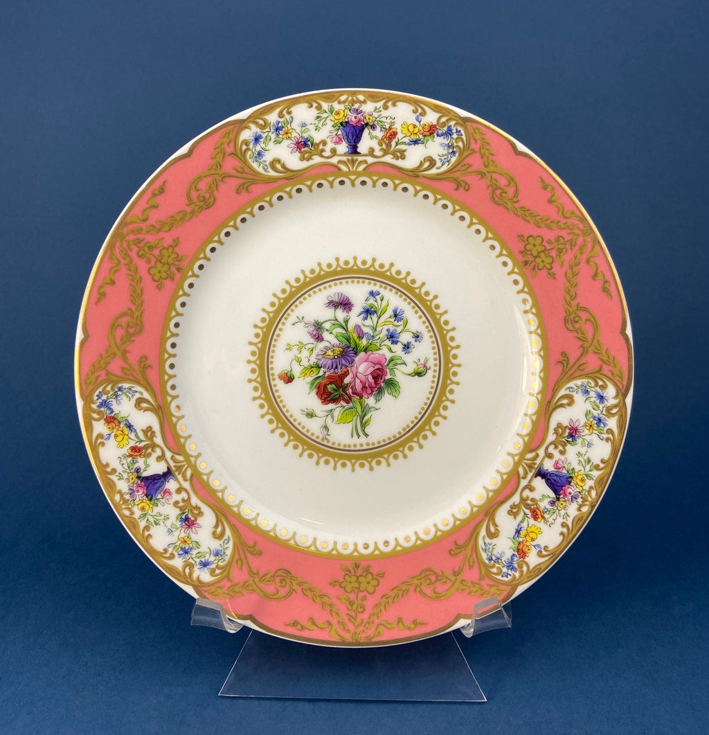 Hutschenreuther Limited Edition Wall Plate: Ursula Band Floral Art, 8"