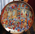 Holy Cats Plate by Bill Bell - Hand Painted Fairy Cat Scenes Inside a Castle