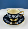 Vintage Elizabethan Fine Bone China Cup and Saucer: Handpainted Cupids