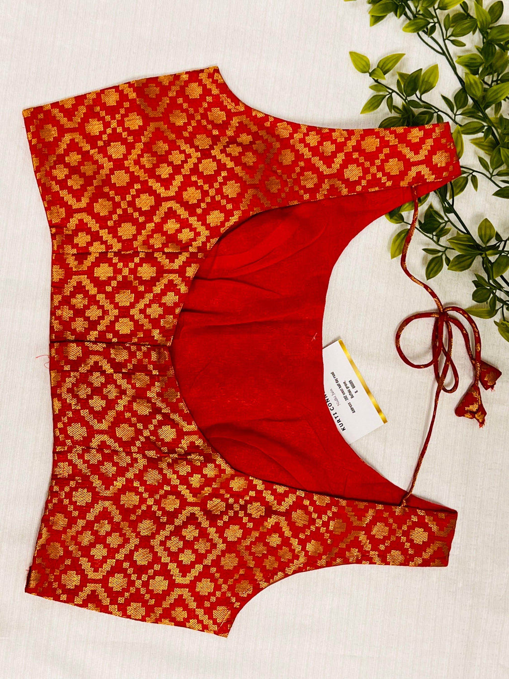 red blouse