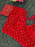 velvet blouse