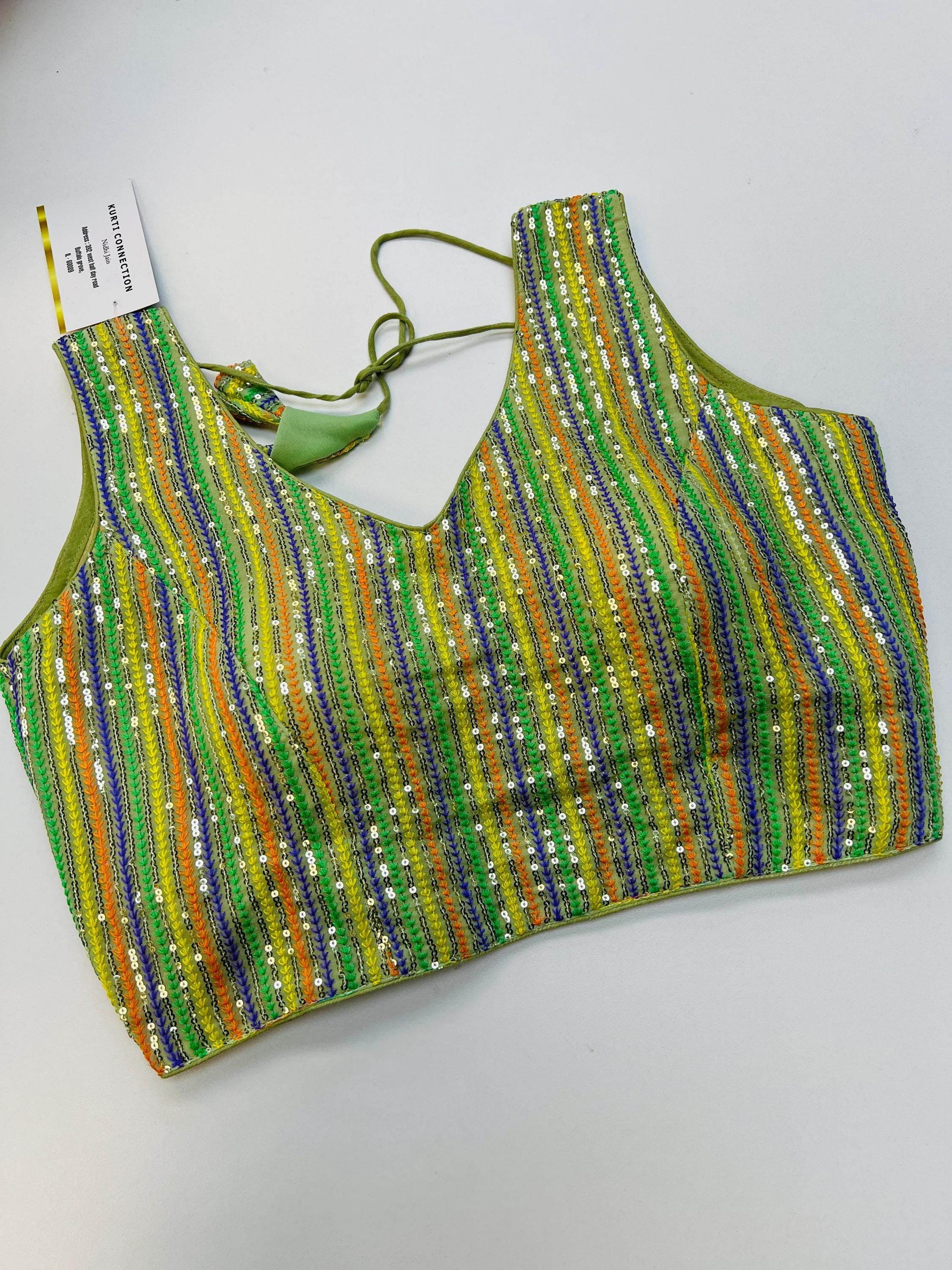 Sequin work blouse