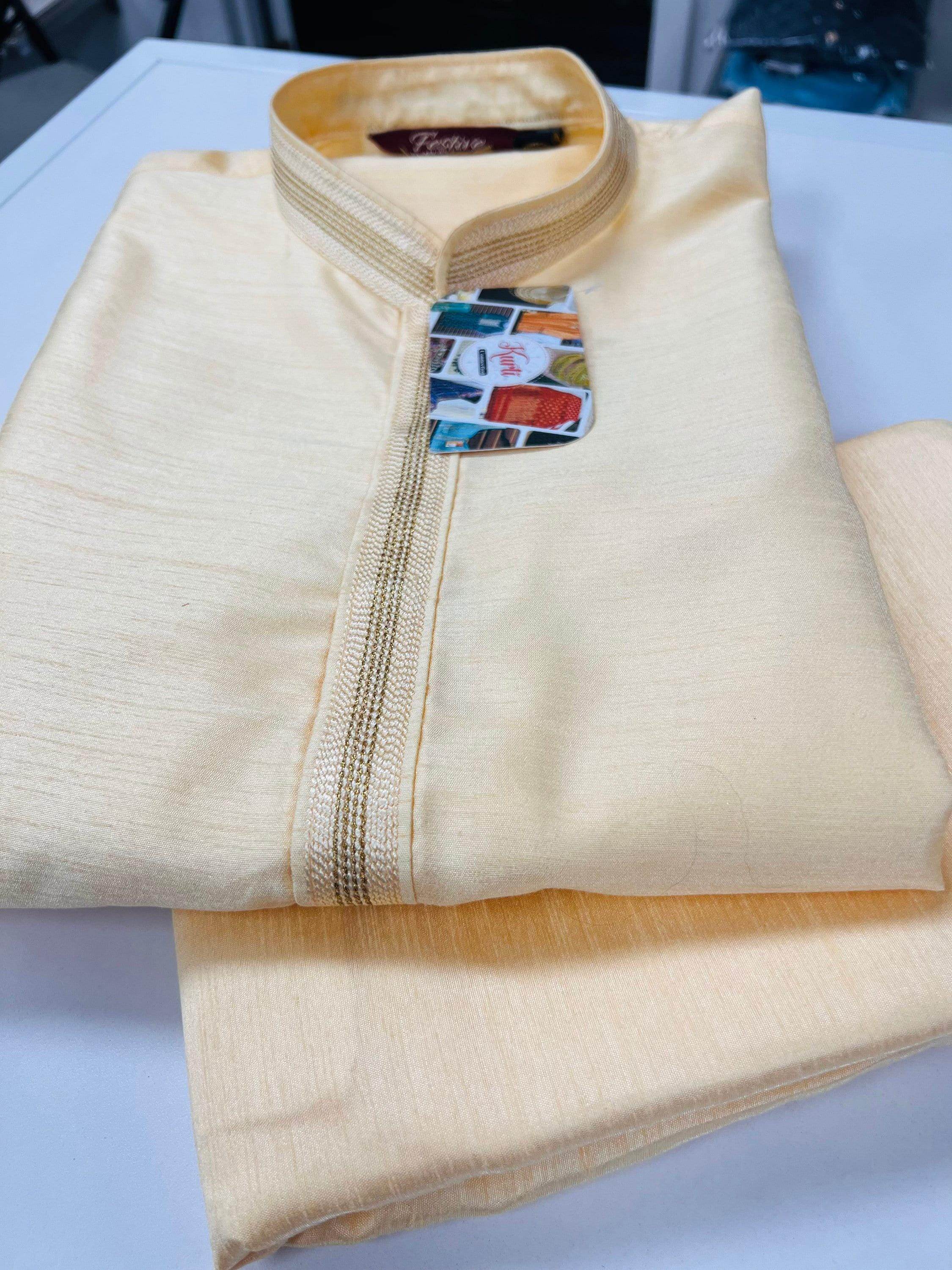 Raw silk kurta set | Mens kurta pajaama