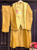 Three piece kurta set : with jacket