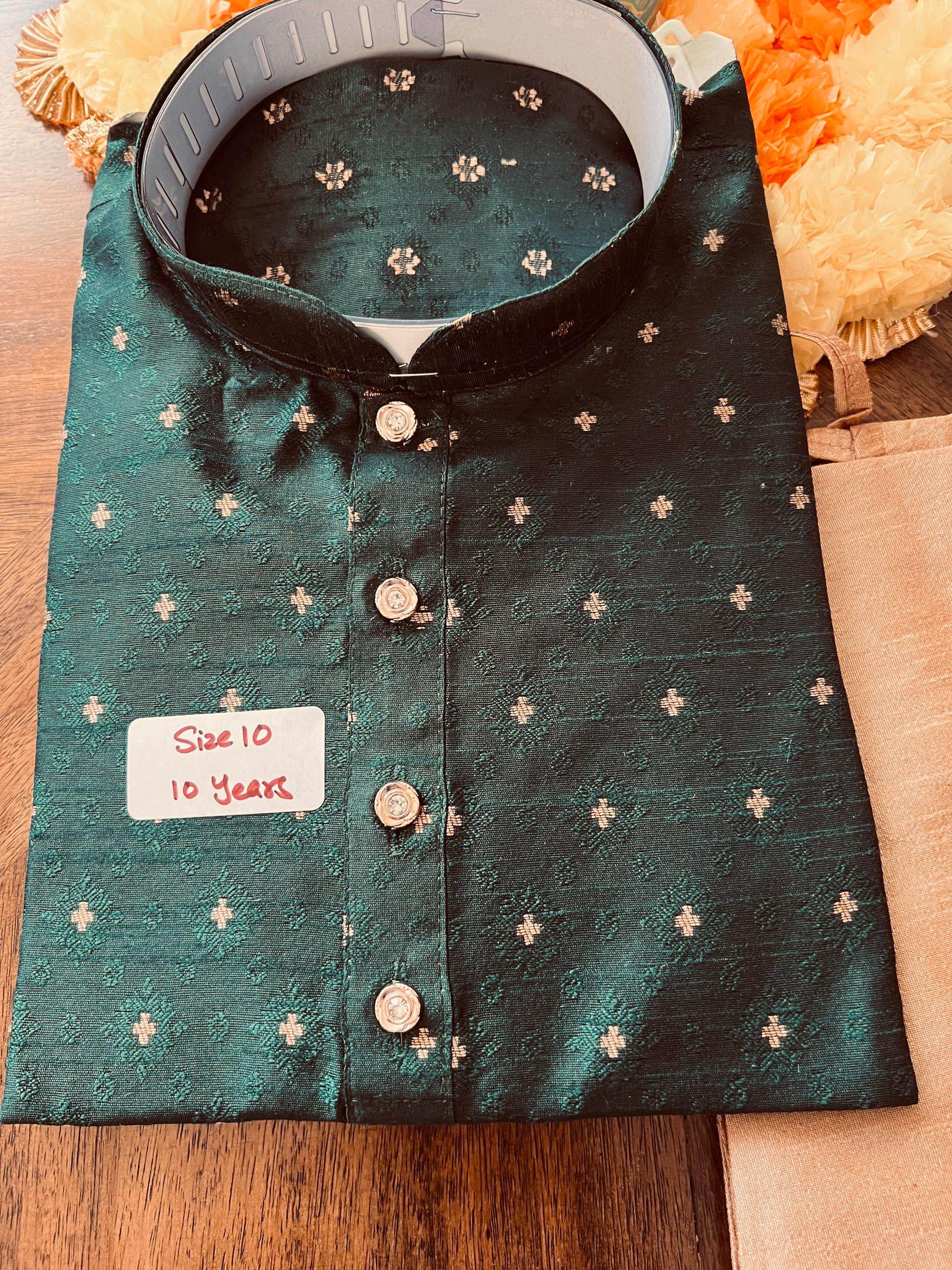 Silk kurta pajaama set for boys