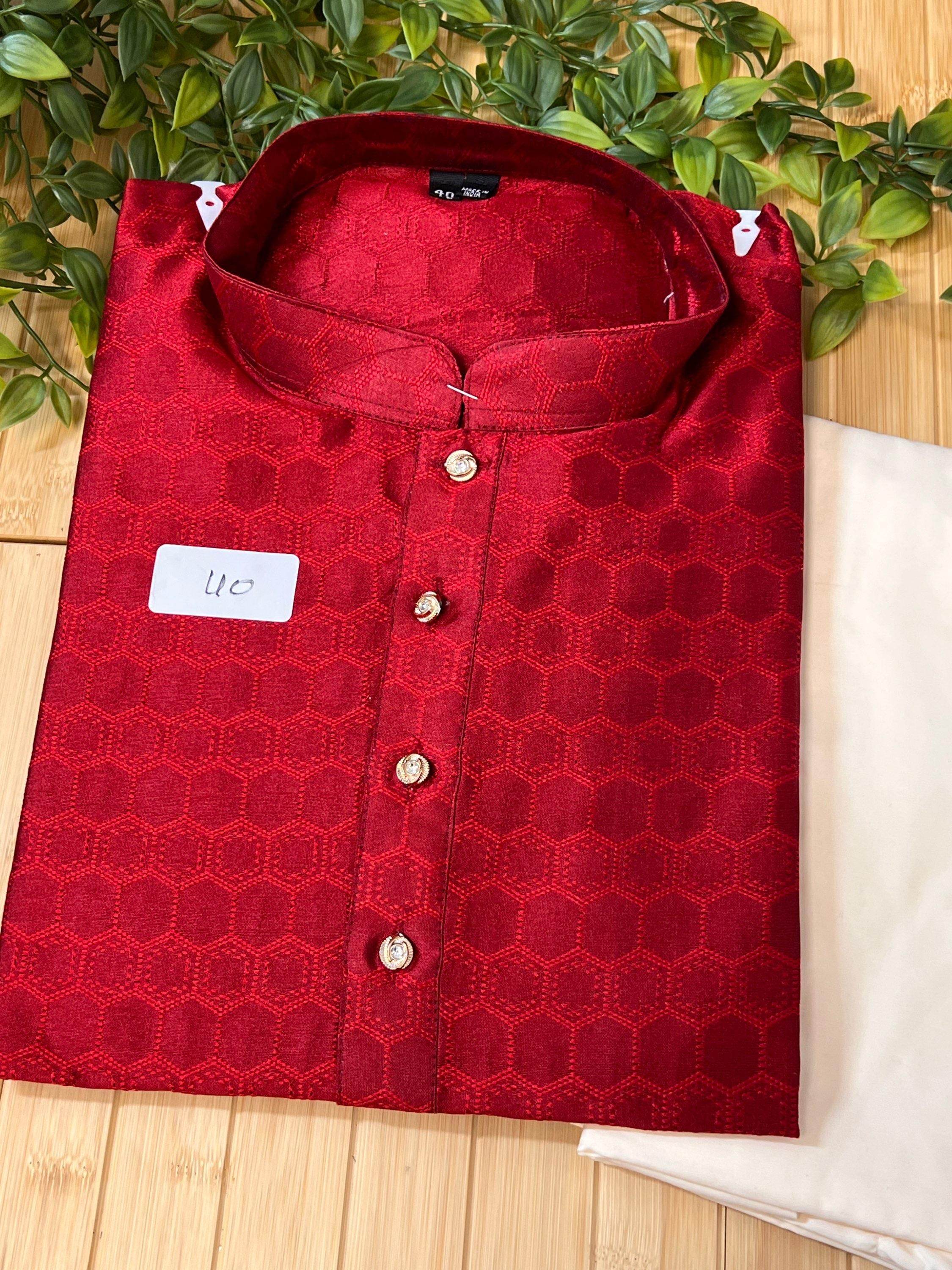 Silk kurta pajaama set
