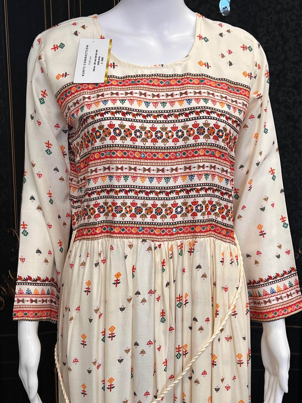 Soft cotton long kurti : SALE