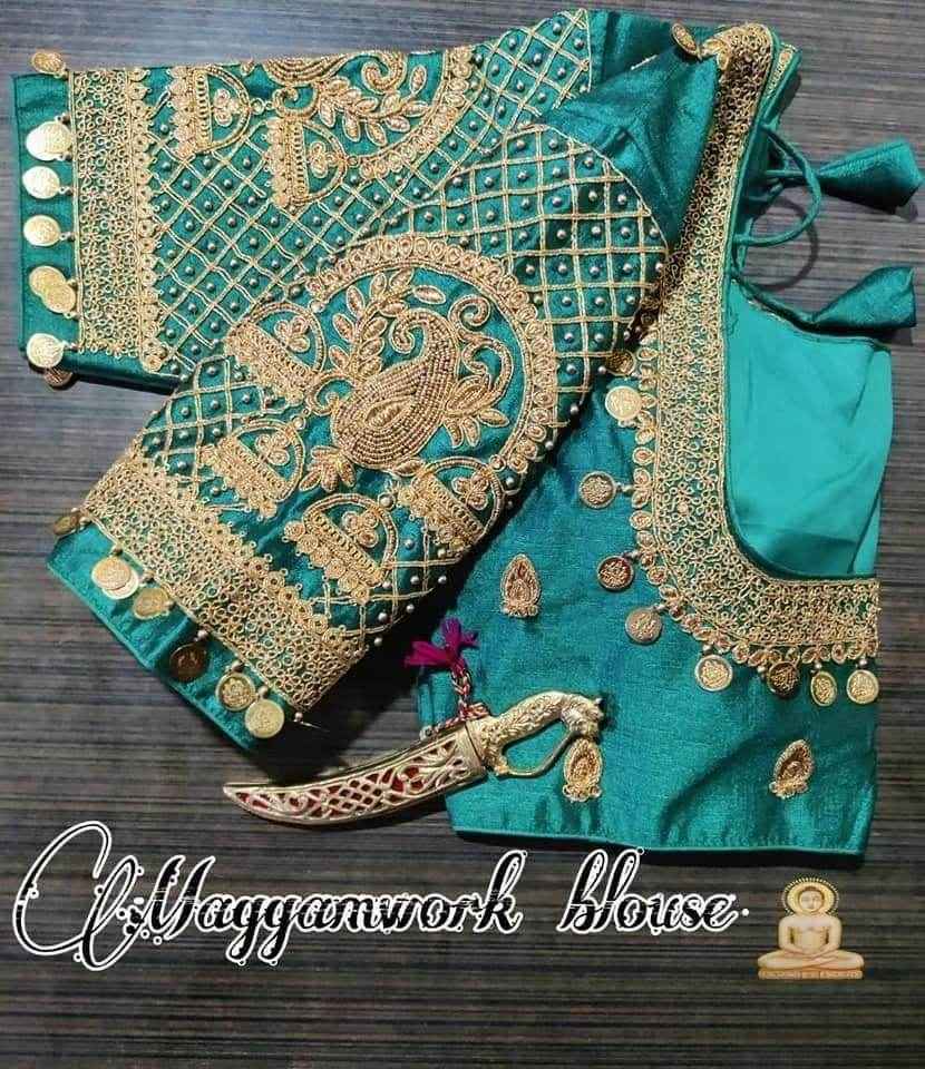 Silk blouses | Maggam work blouse