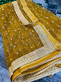 Mirror work dupatta