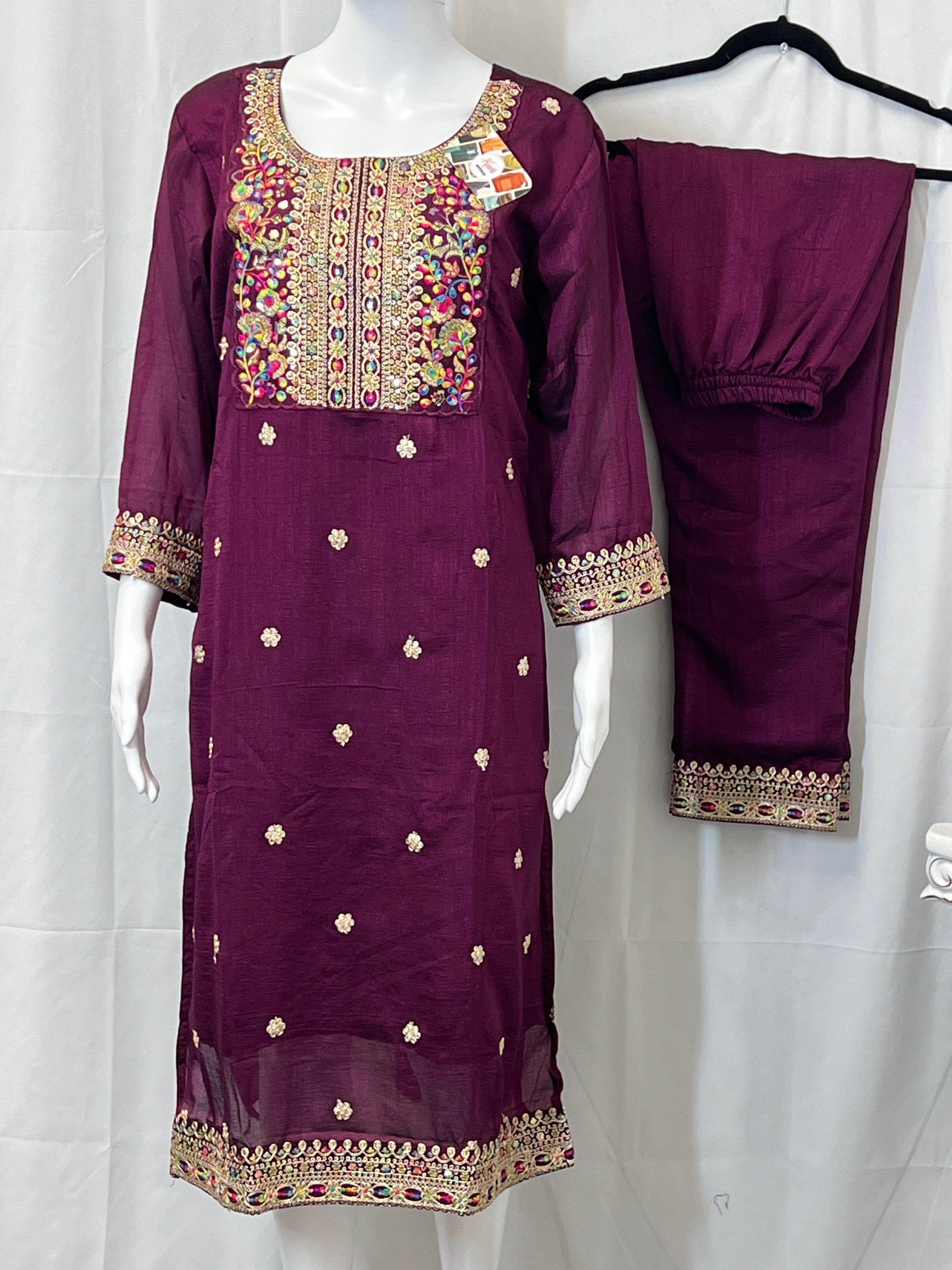 Salwar Suit | Kurti pant set with dupatta