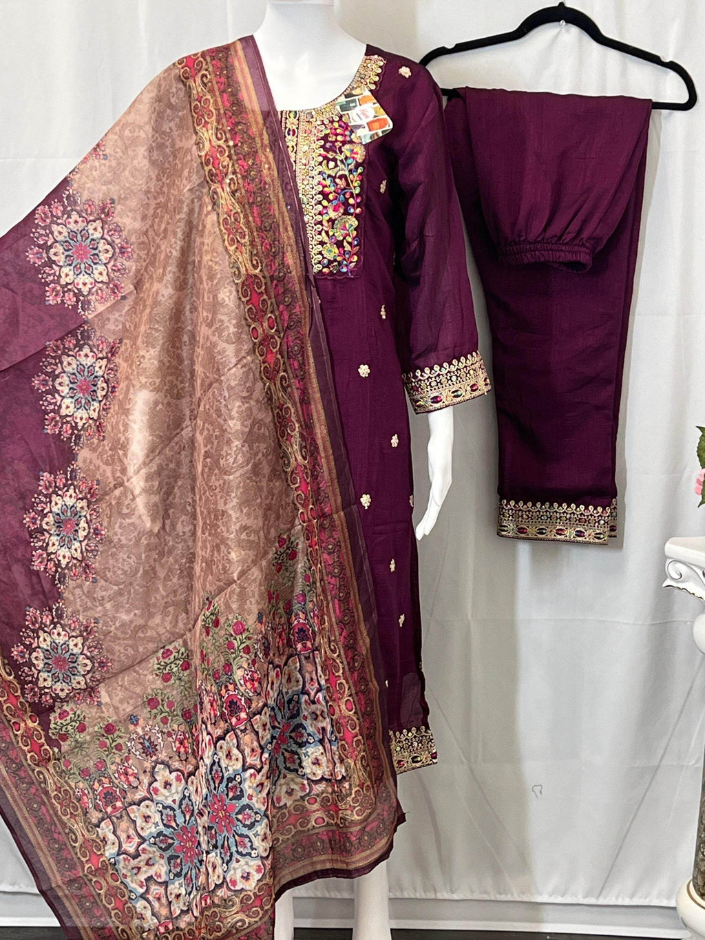 Salwar Suit | Kurti pant set with dupatta