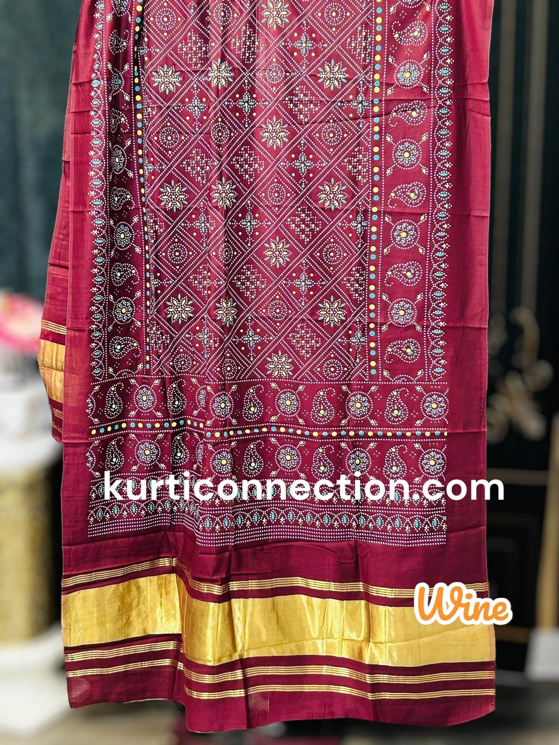 Gajji silk dupattas