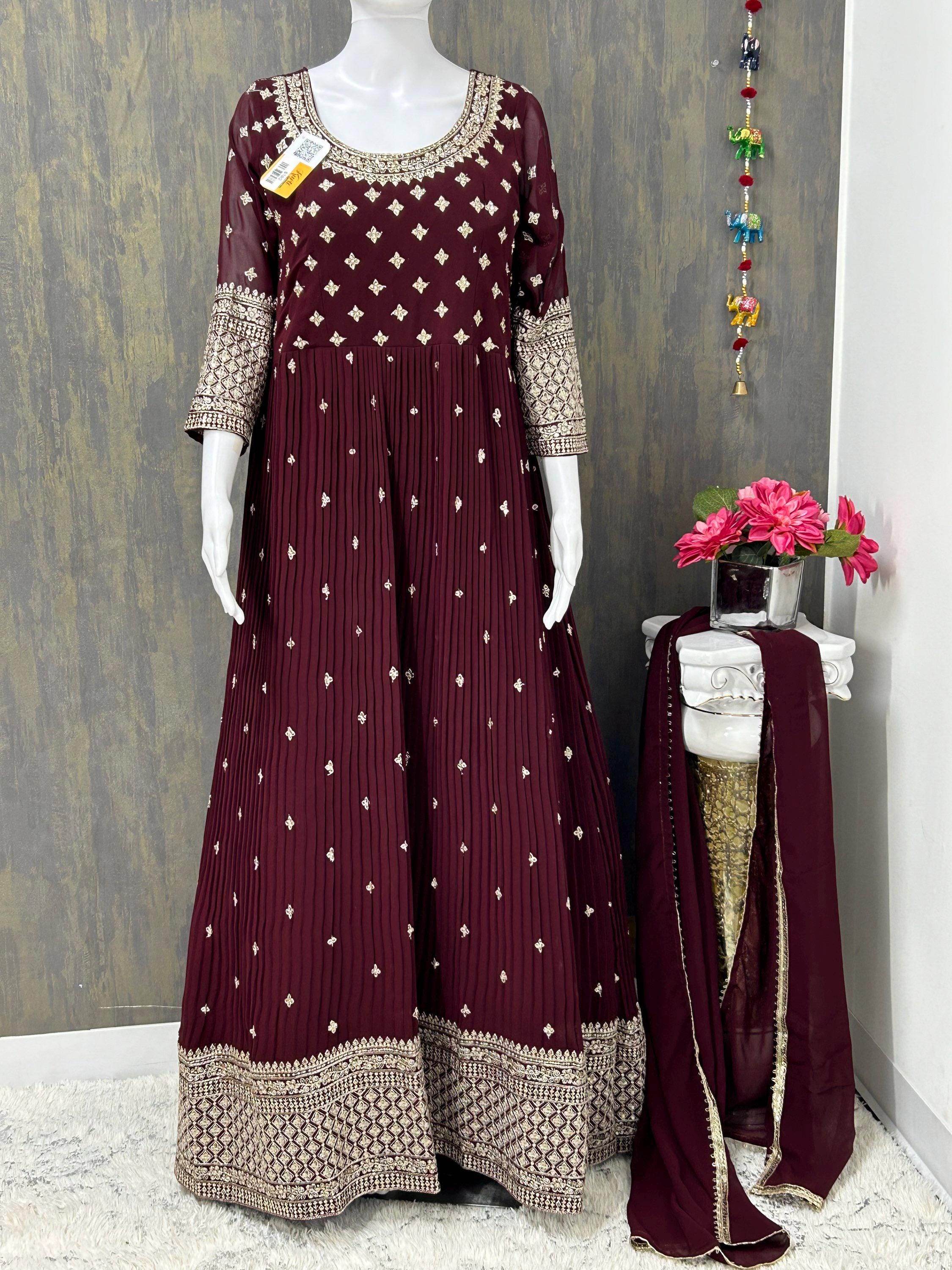 Party wear long kurti set