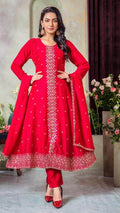 Silk shalwar suit / Kurti pant set with dupatta