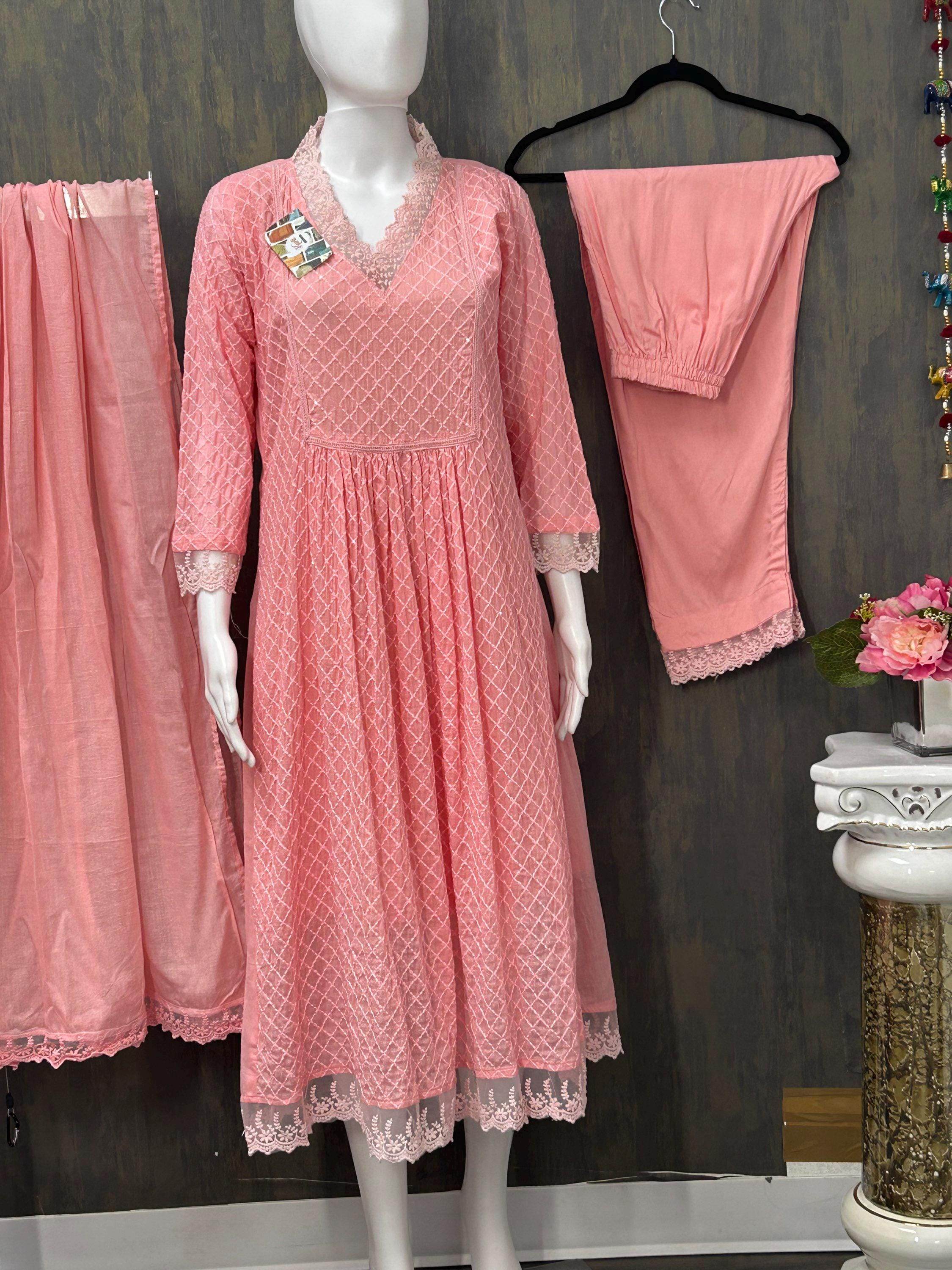 Cotton Kurti pant set