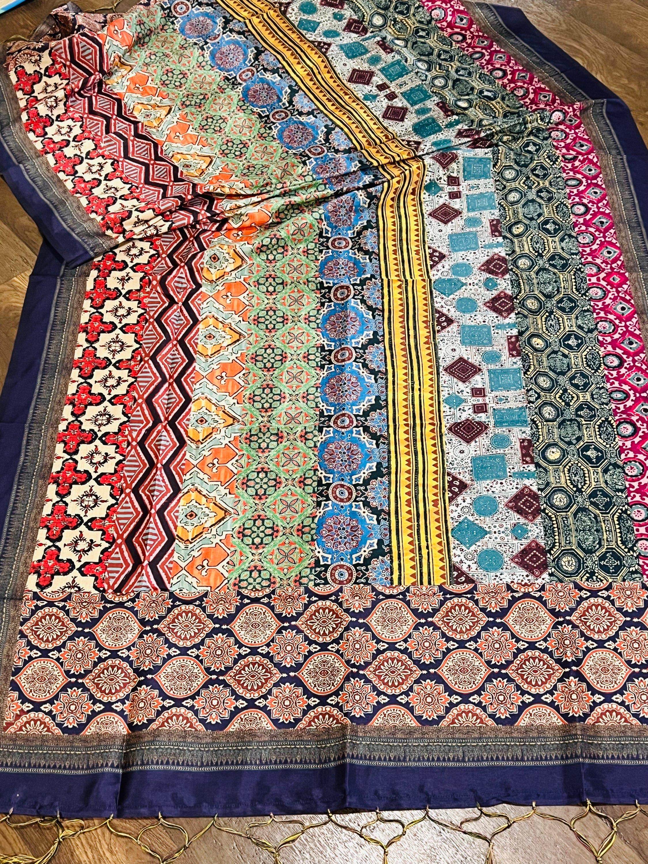 Tussar silk dupatta