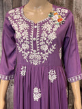 Violet : Chikankari kurti