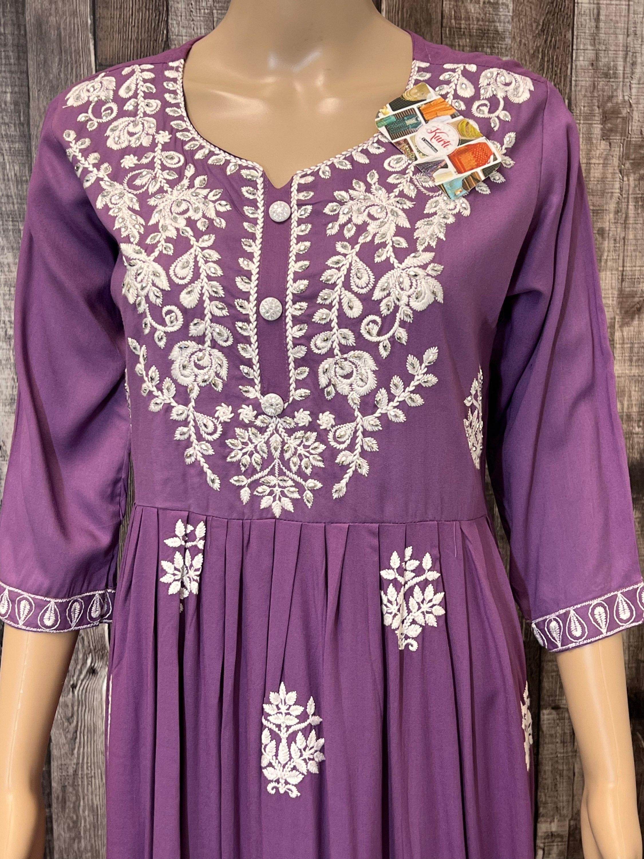 Violet : Chikankari kurti