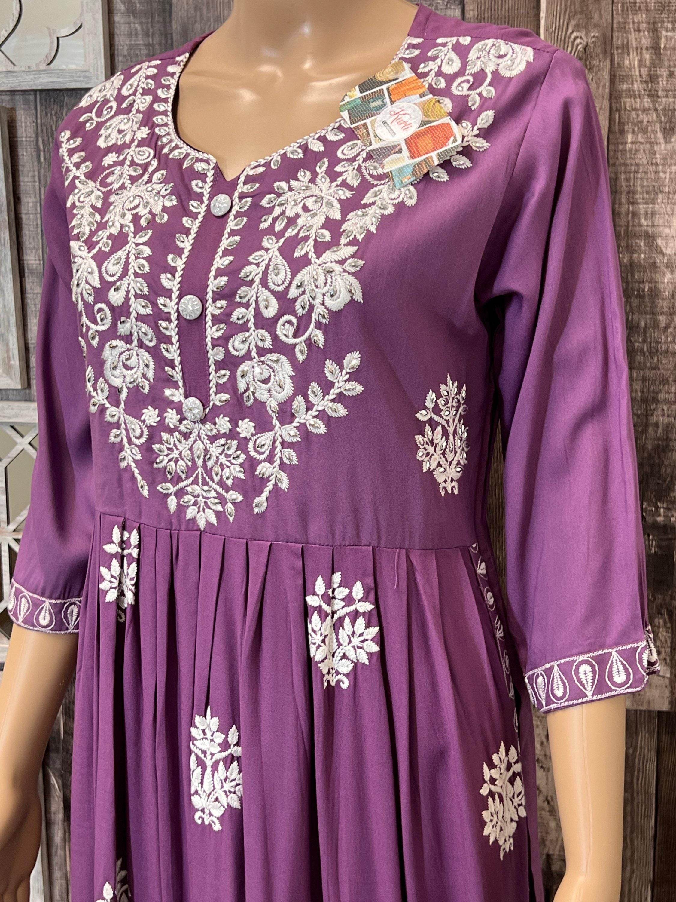 Violet : Chikankari kurti