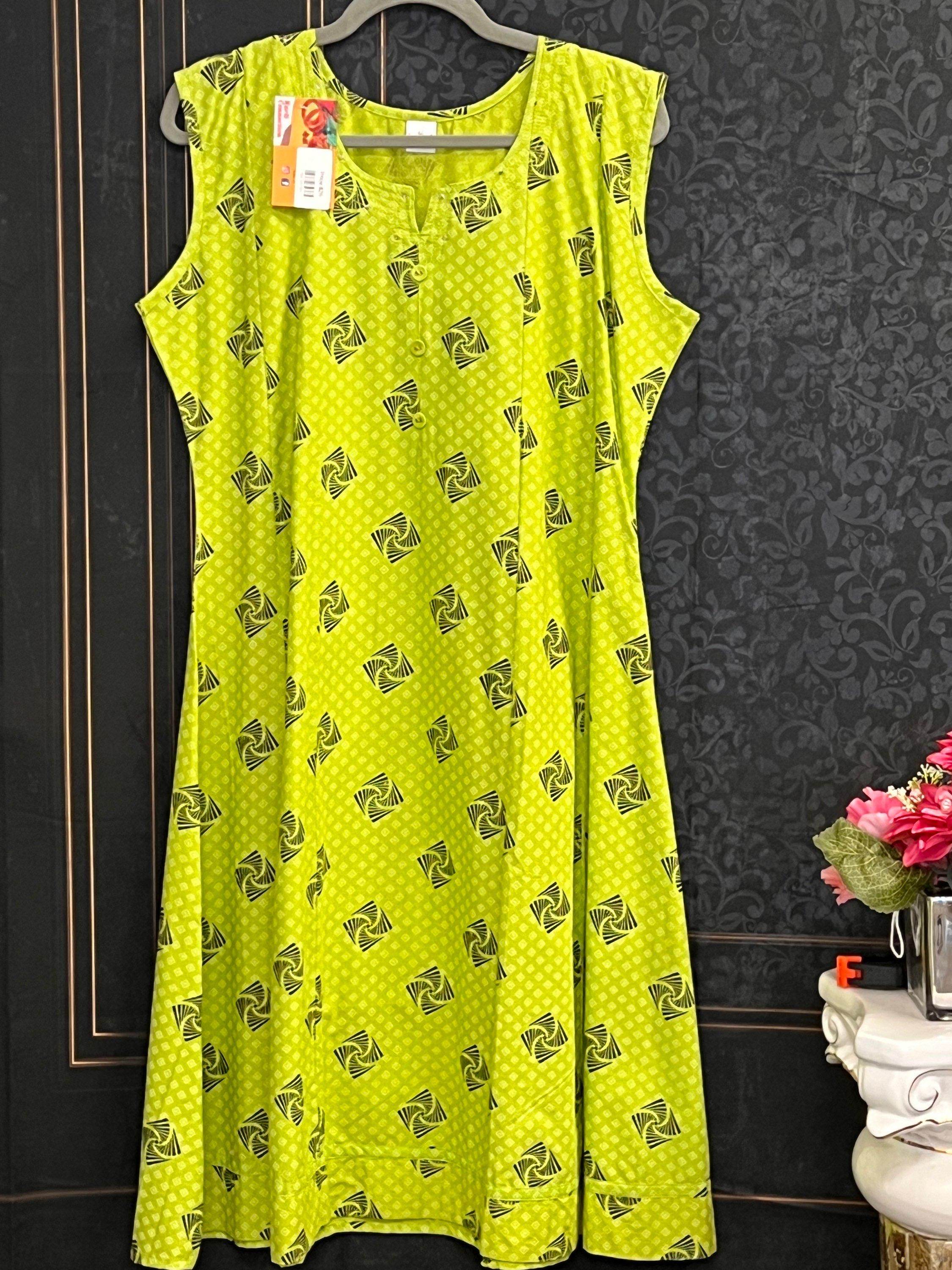 Soft cotton kurti | short sleeves attached inside