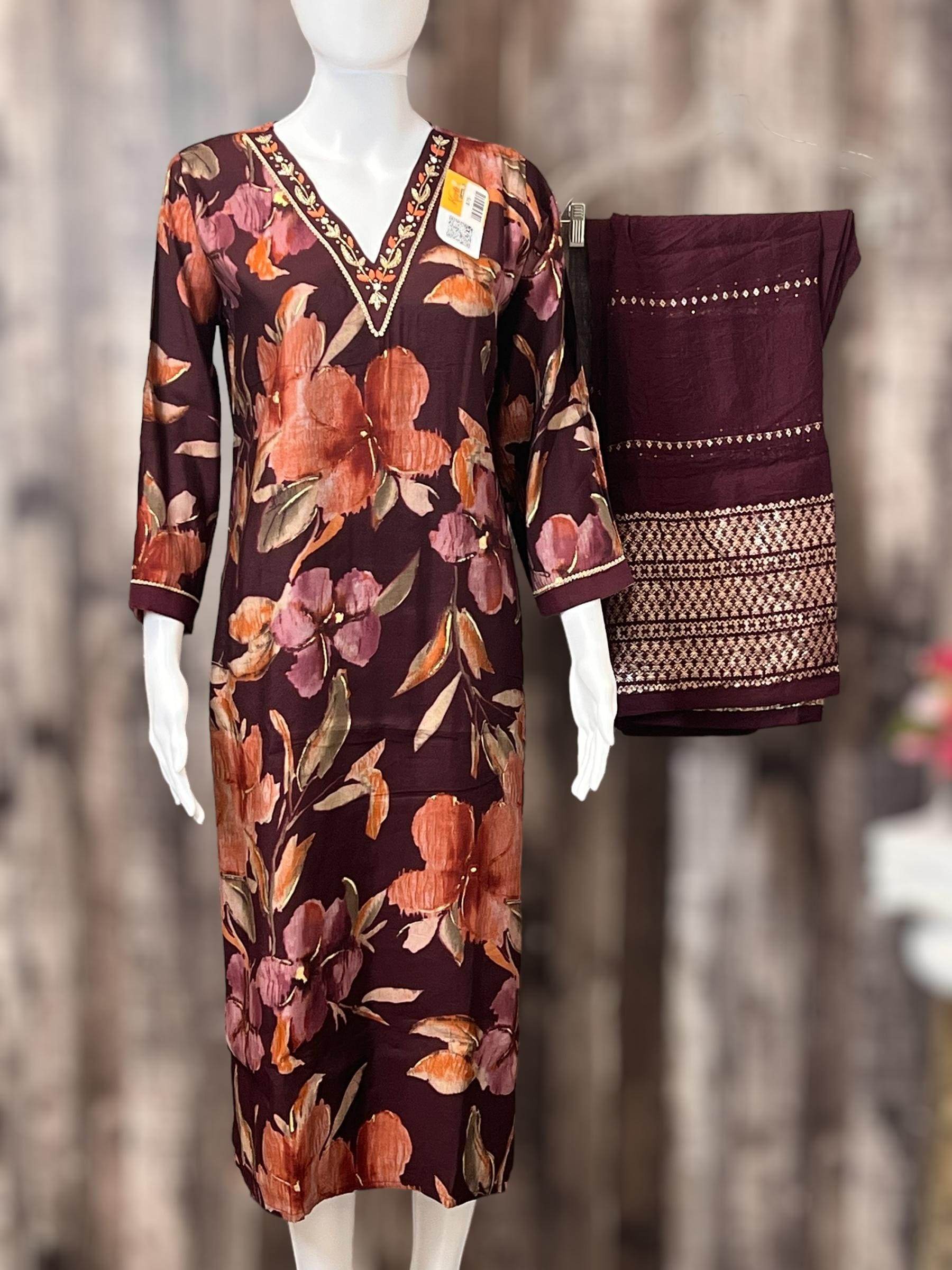 Modal silk kurti set | salwar kameez