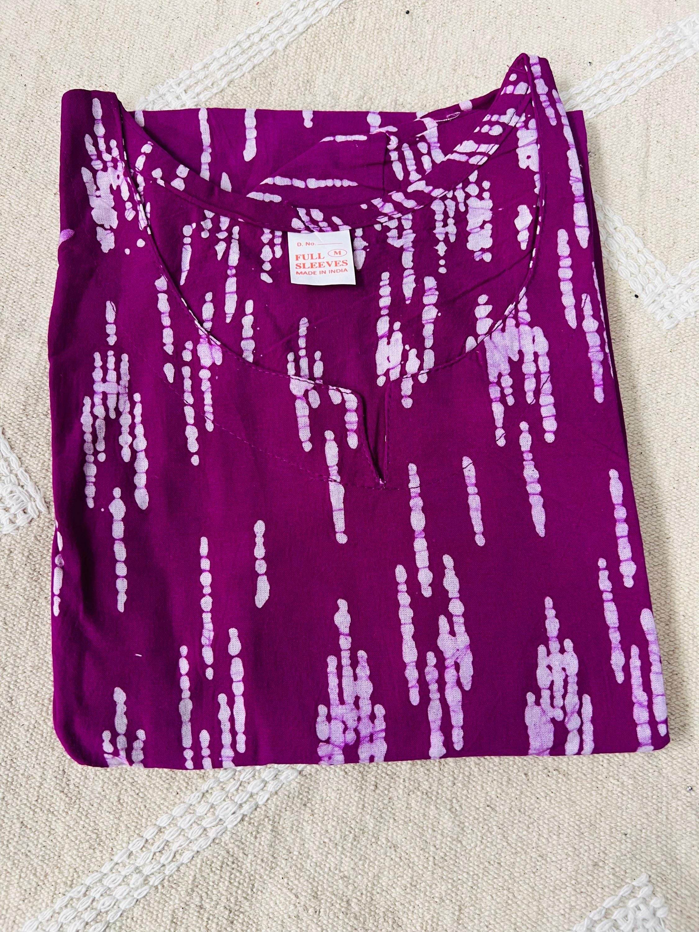 Pure cotton Short kurti
