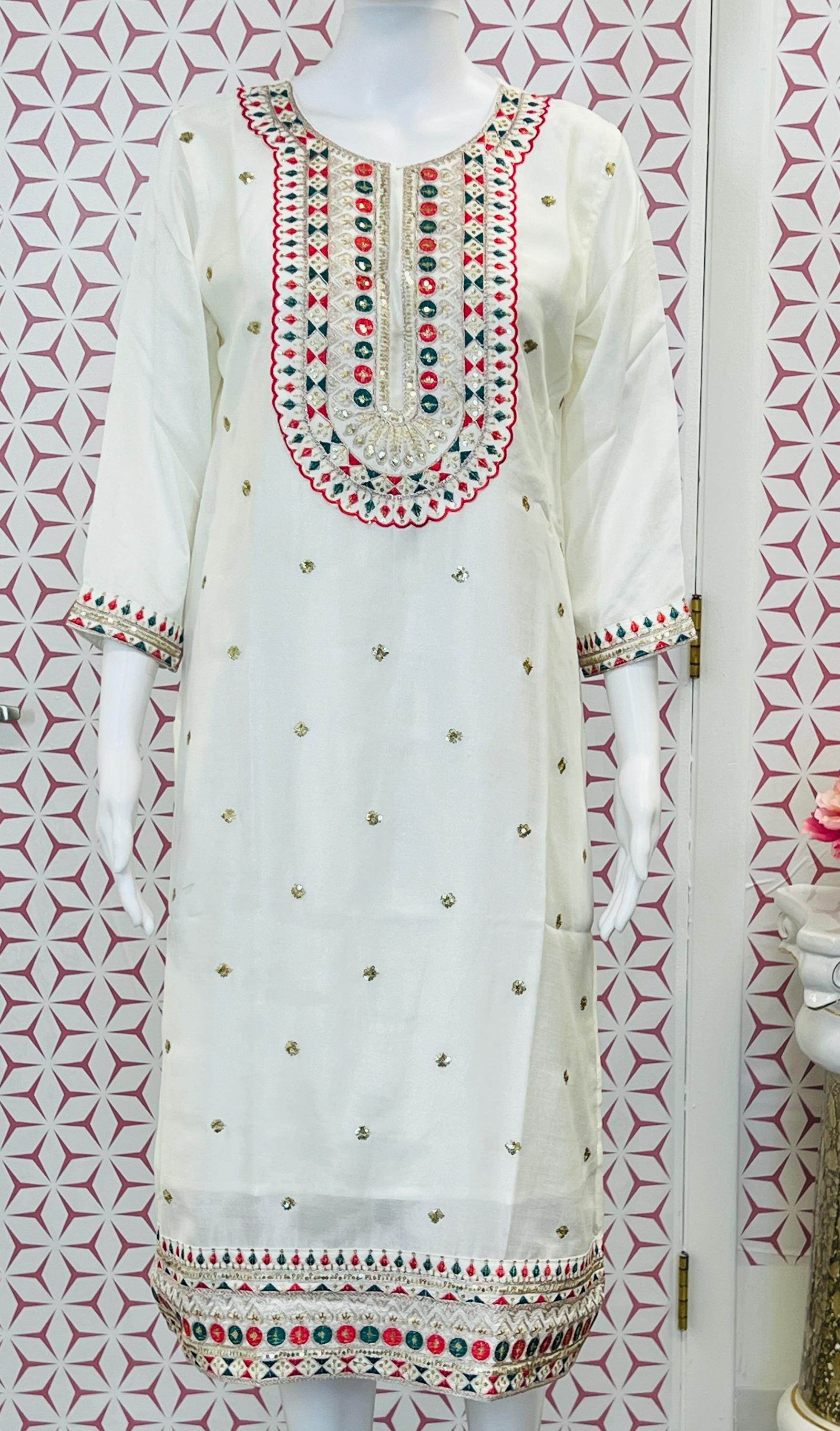 Soft silk kurti
