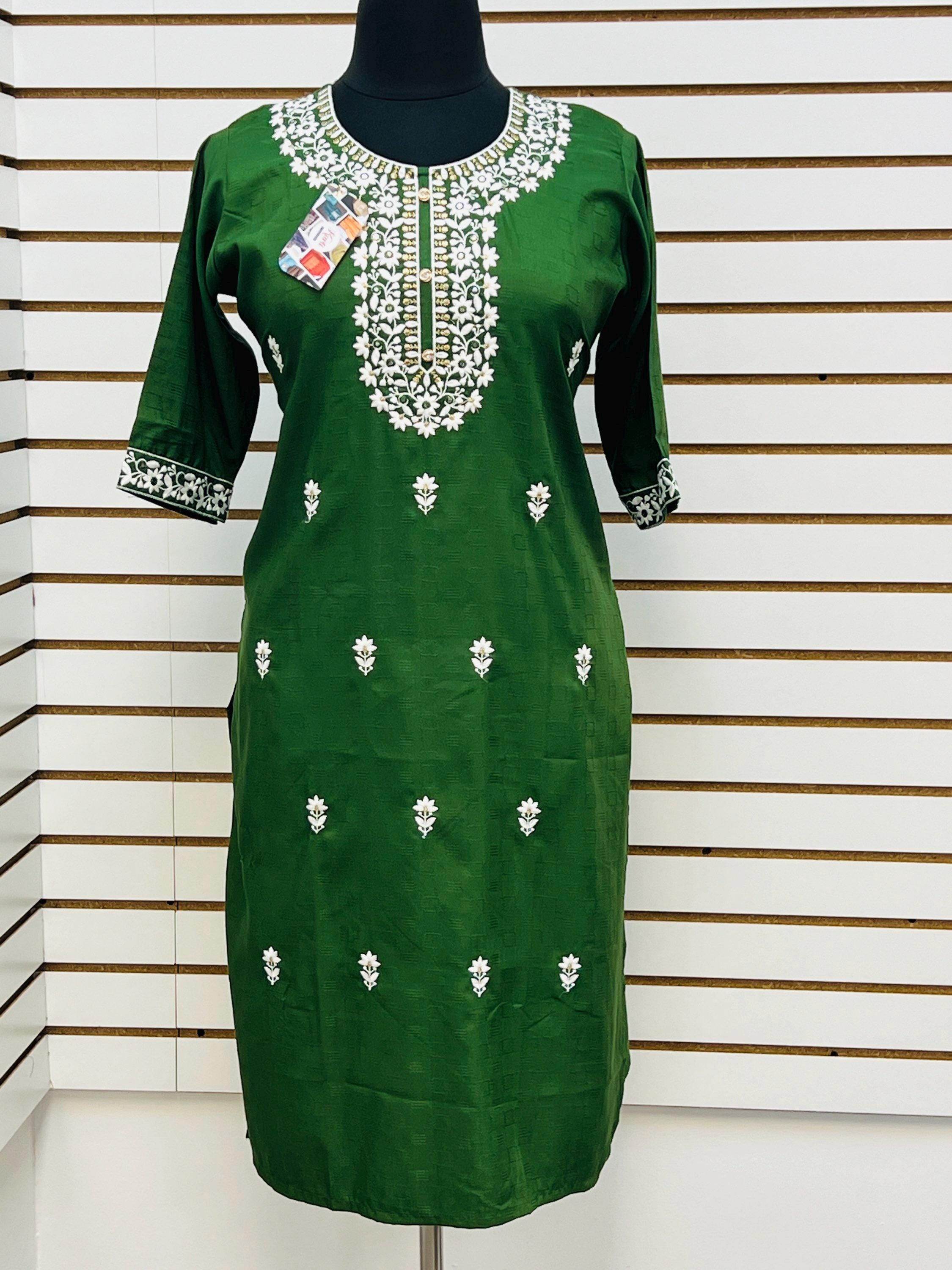 Fancy chikankari kurti | plus size