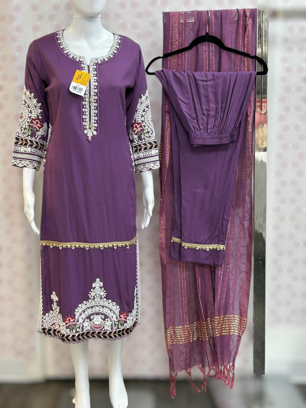 Rayon kurti pant set