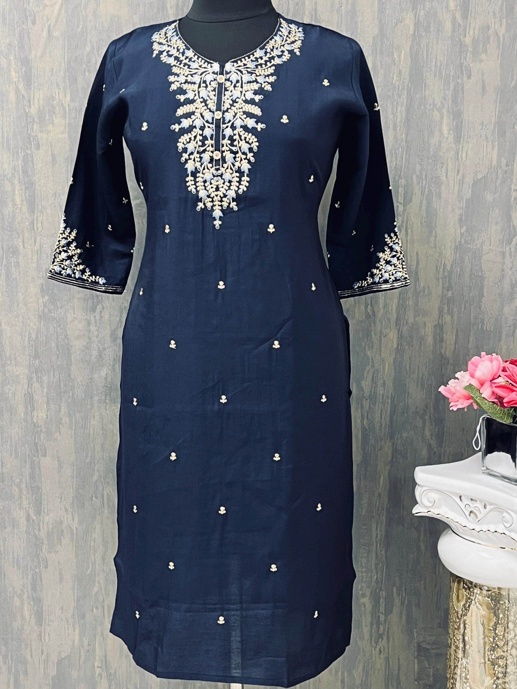 Modal silk kurti