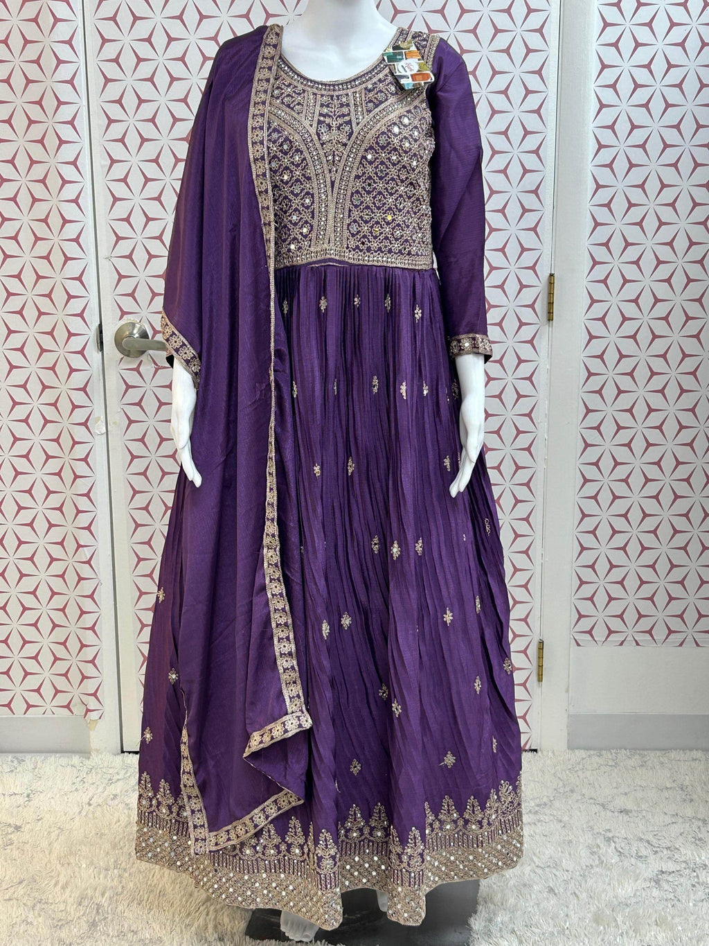 Silk kurti set