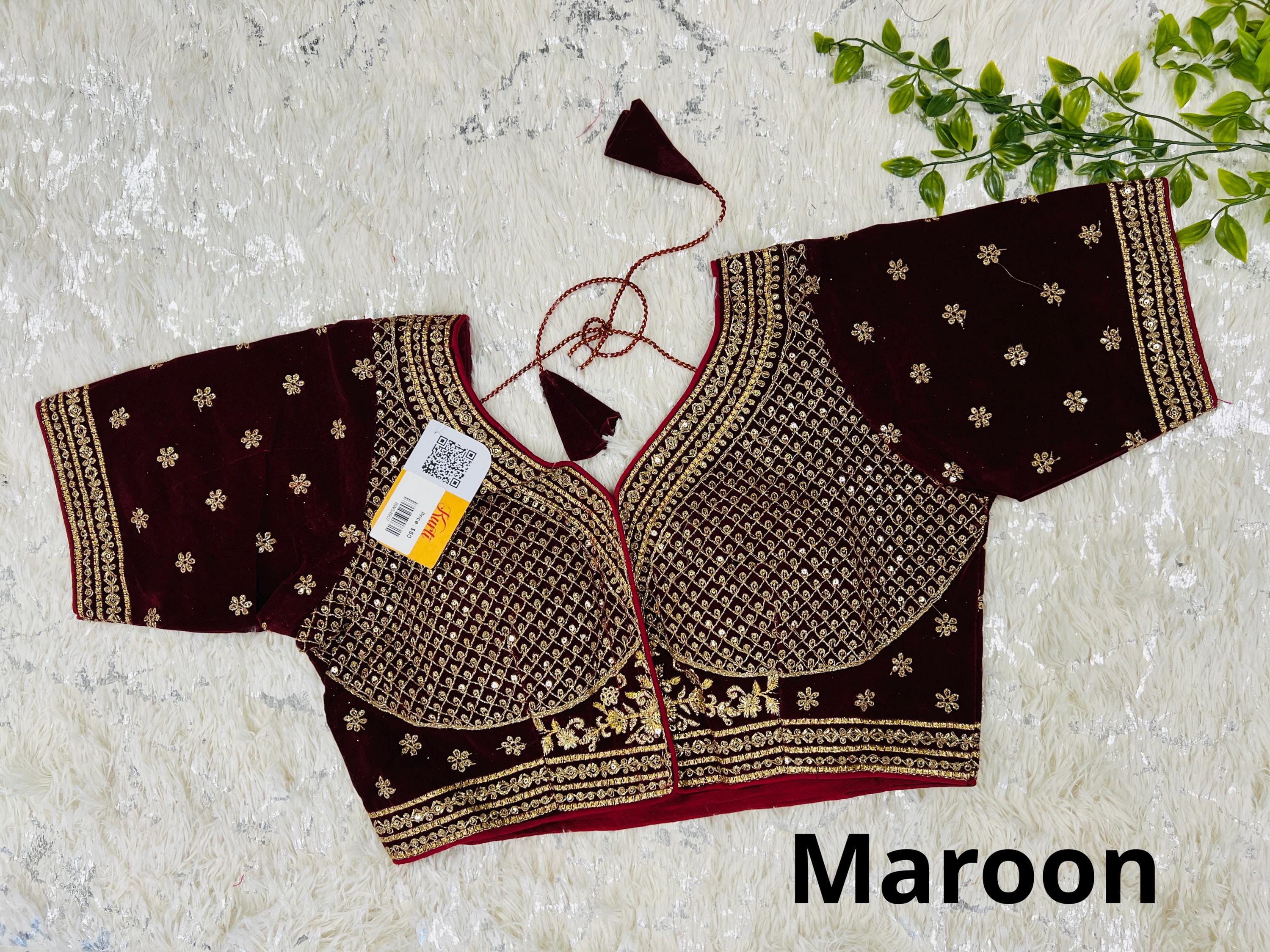 Velvet blouse