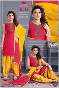 Silk salwar suit
