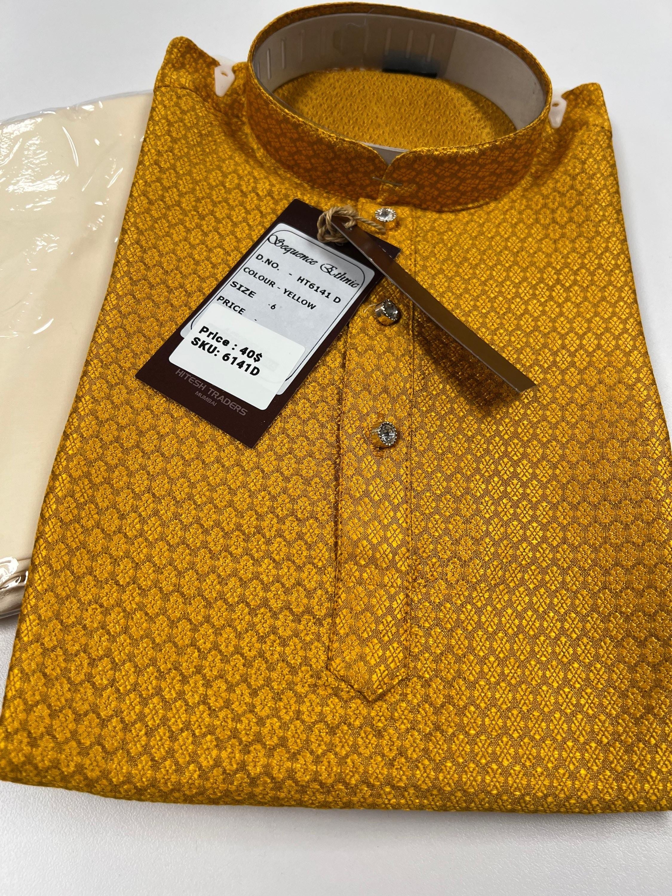 Silk kurta set for boys