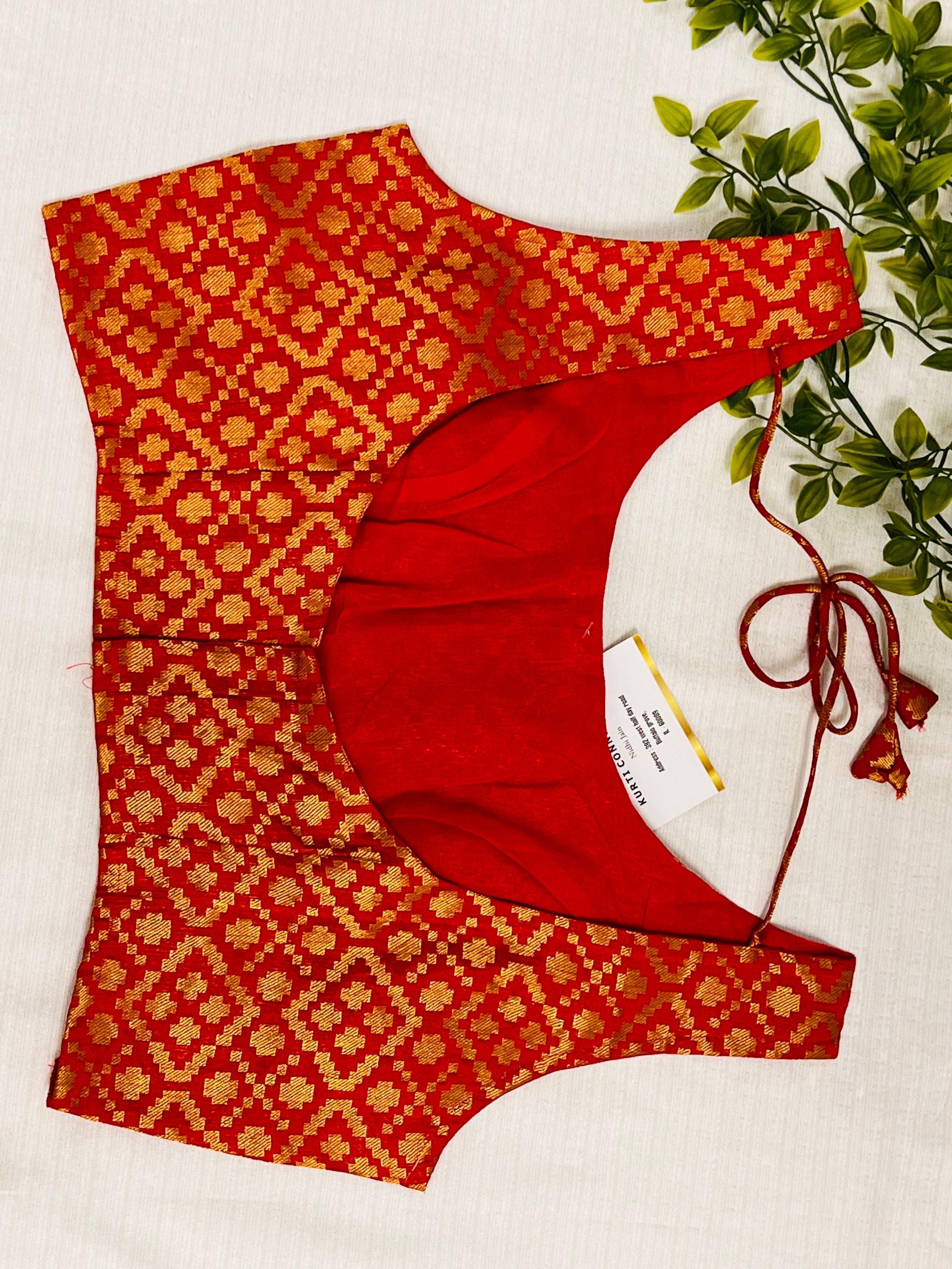 red blouse