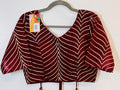 Georgette blouse with gota patti