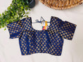 Navy blue Blouse | front hooks