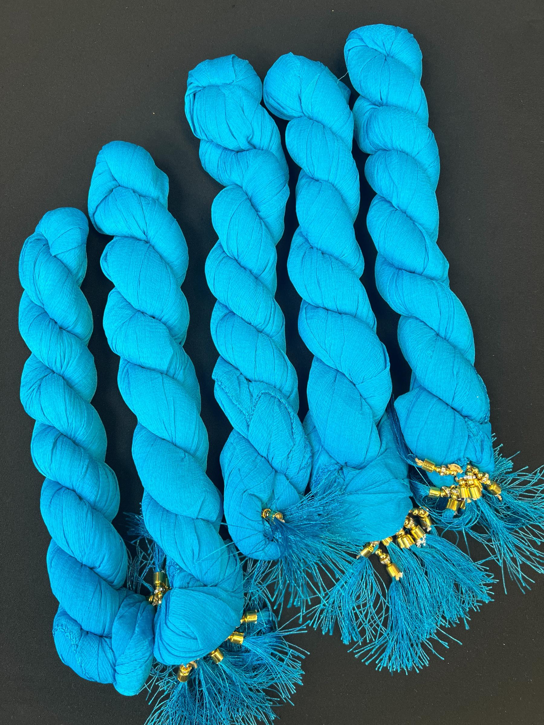 Turquoise Blue Dupatta | chiffon dupatta