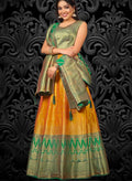 Pure silk long gown