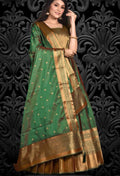 Pure silk gown | Sleeves available | wedding collection