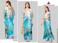 Printed kaftan dress