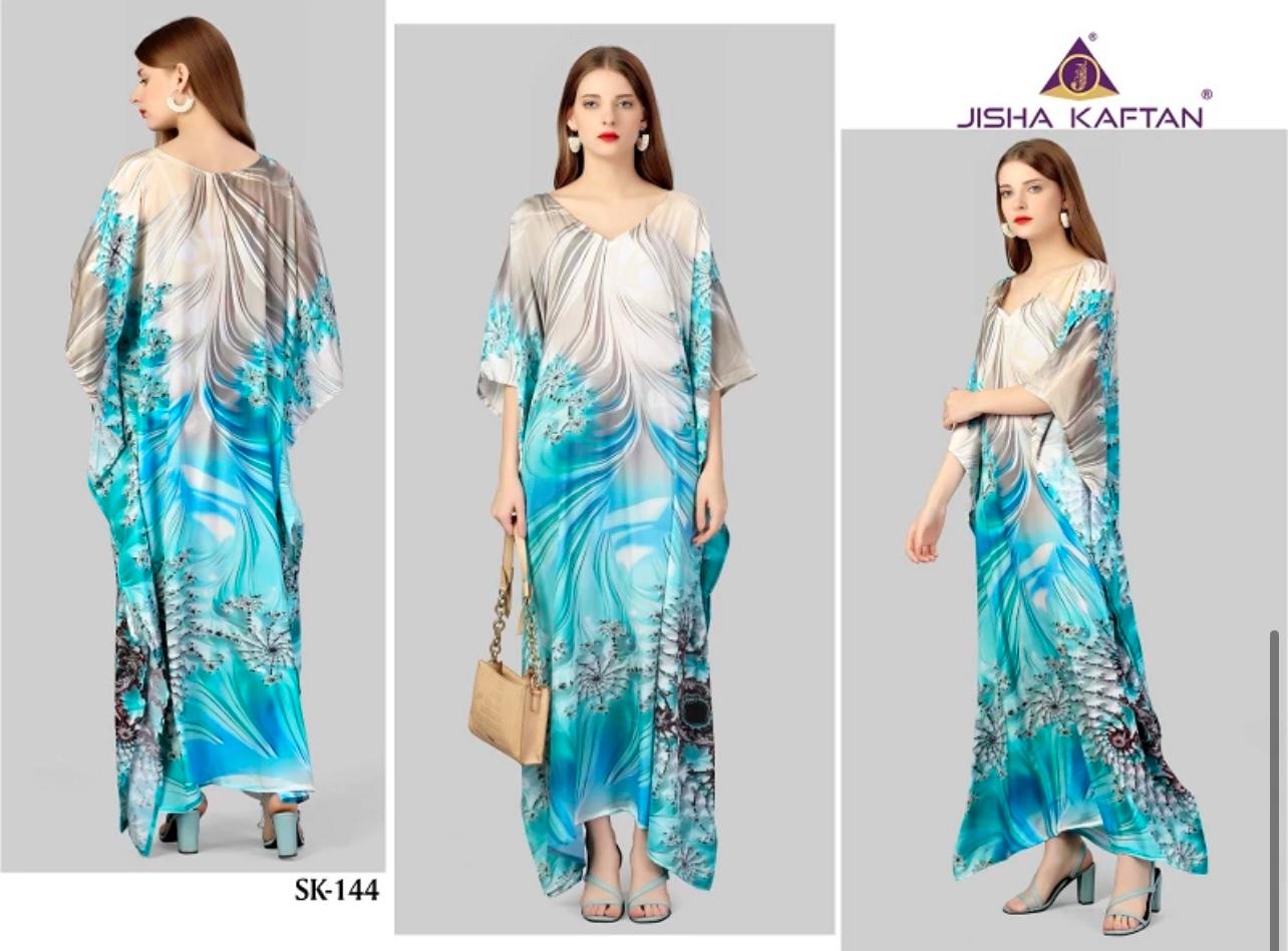 Printed kaftan dress